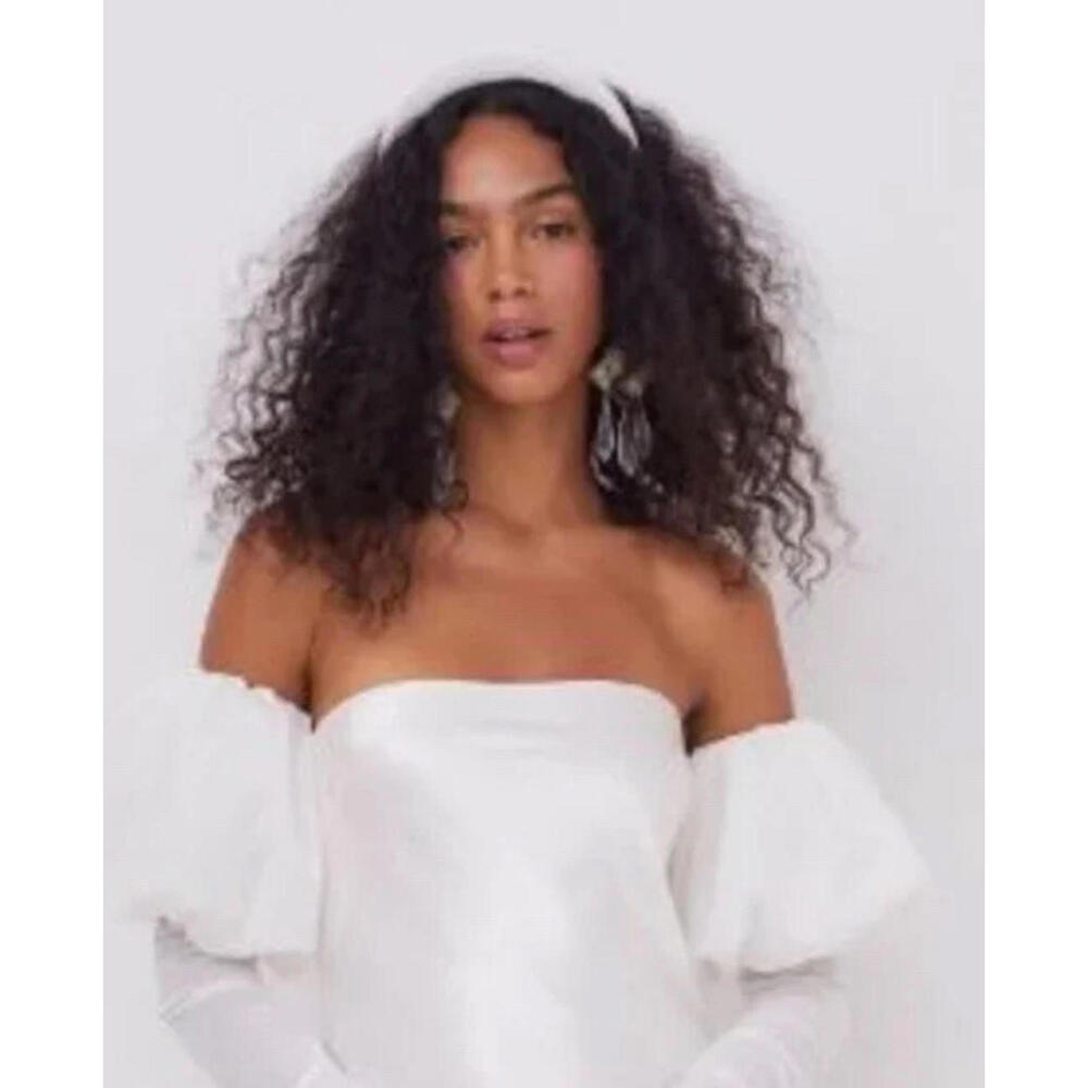 New $135 For Love & Lemons Gwen Clear Chandelier Dangle Earrings - Picture 5 of 7